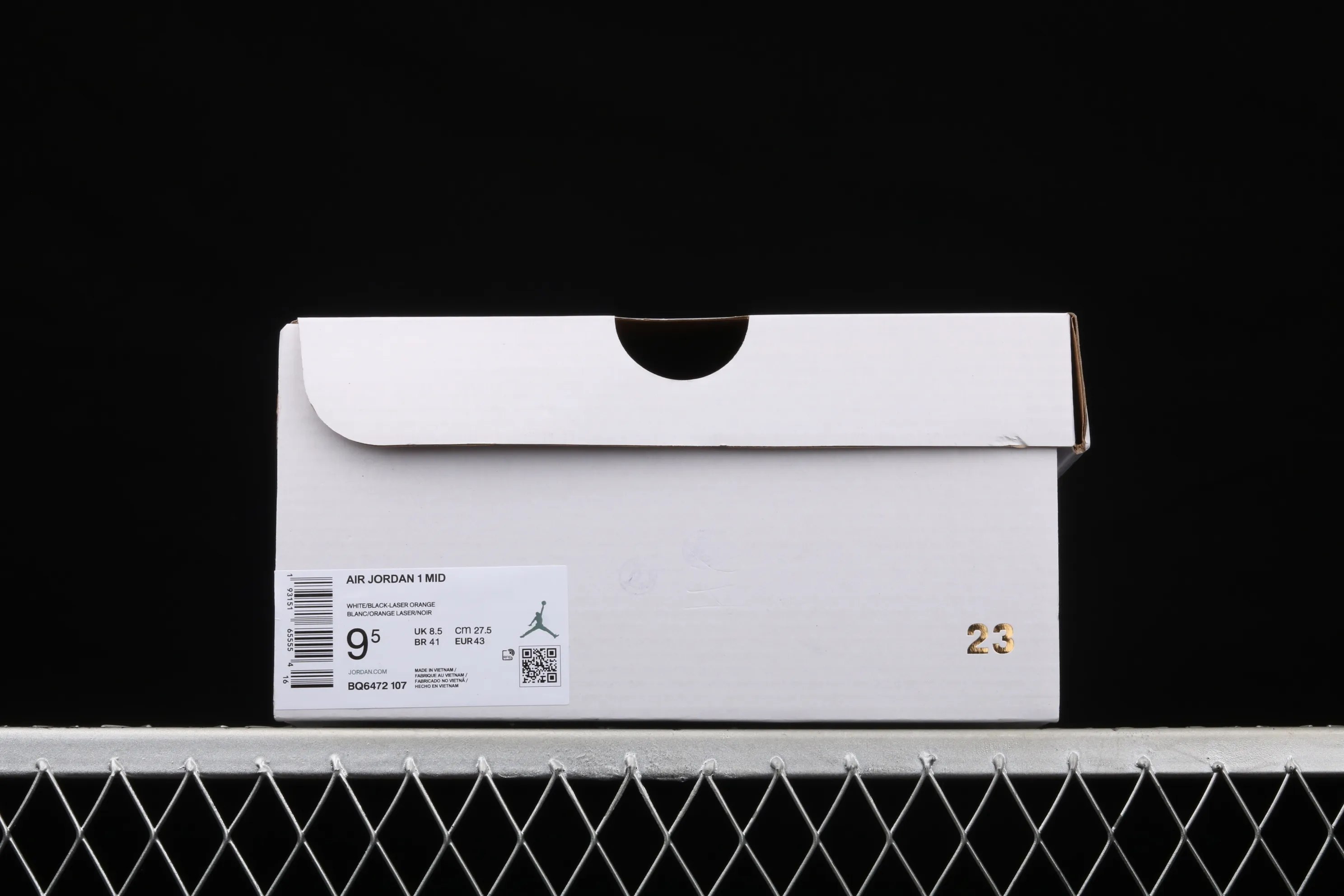 All categories Air Jordan Jordan series basketball shoes Air Jordan 1 Mid Air Jordan 1 Mid AJ1 Joe 1 white yellow black hook Chinese culture basketball shoes BQ6472-107
